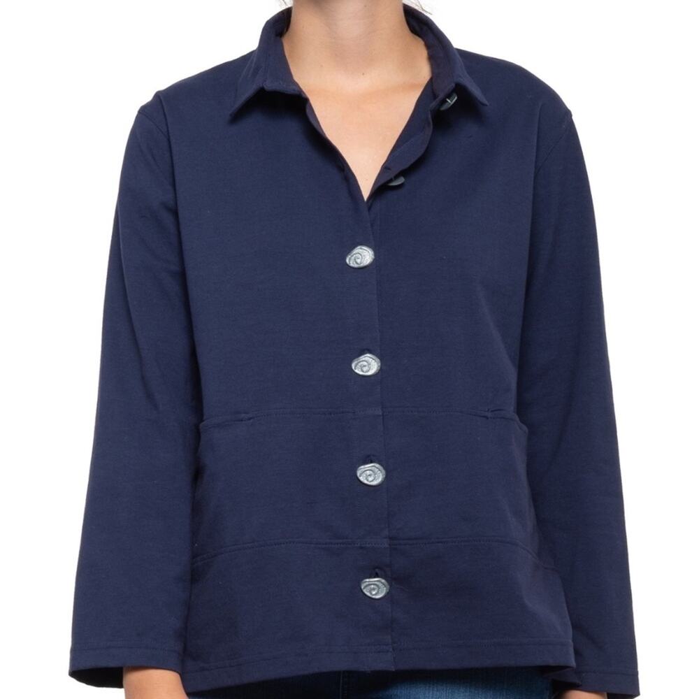 Neon Buddha Women's‎ Navy Blue Mantra Jacket Size XS NEW
